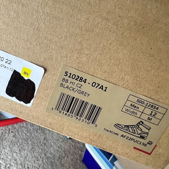 Levi's BB Hi Men's Black/Gray Round Toe Lace Up High-Top Sneakers Size 12M NWB - Picture 13 of 14